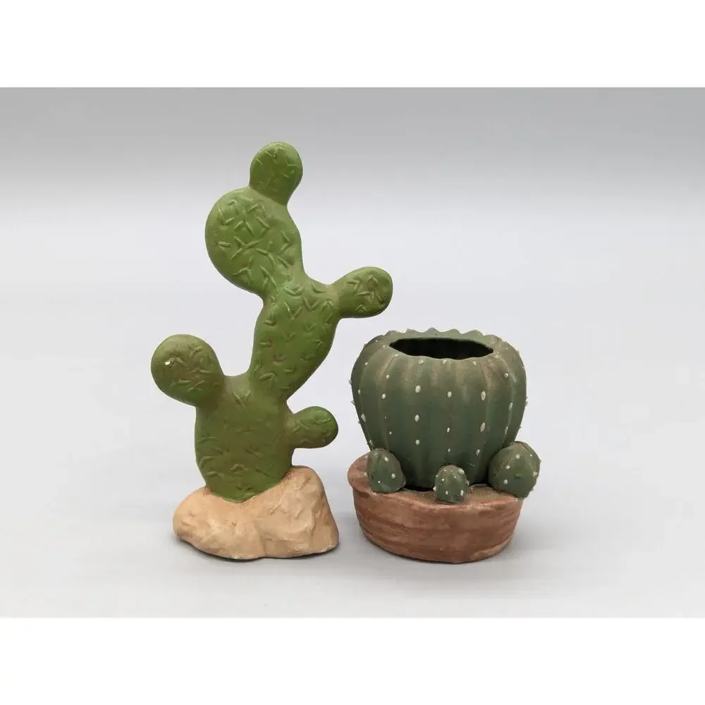 Native American Desert Scene Cactus Tipi Children 3.5